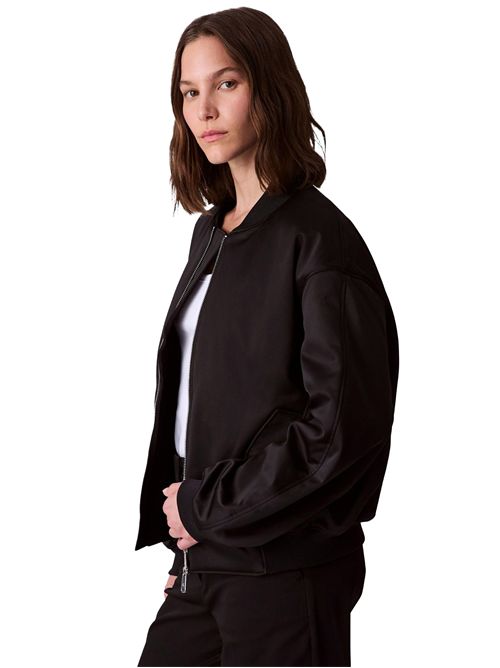 CALVIN KLEIN Satin Bomber Jacket CALVIN KLEIN | LV044C530GUB1
